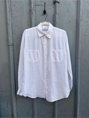 Francesca Casola Linen Buttondown, size XS (fits larger)